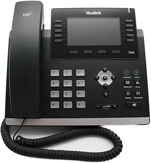 Yealink SIP-T46S IP Phone (Power Supply Not Included)